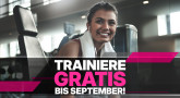 Trainiere gratis bis September, Jetzt Mitglied werden und gratis trainieren, 